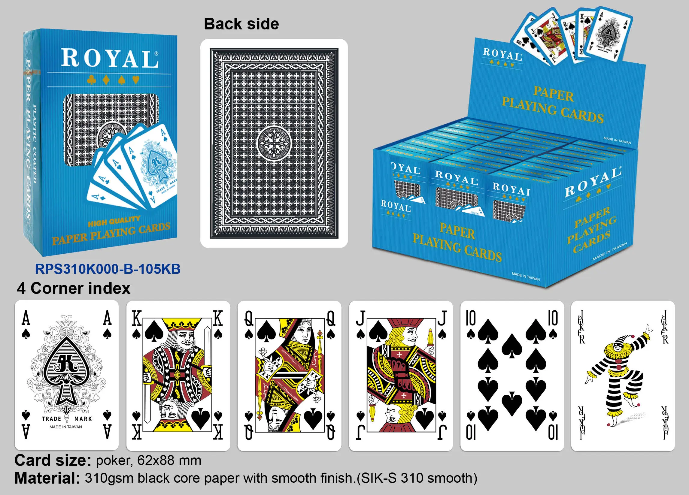 Royal Paper Playing Cards